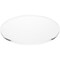 Plymor Clear Acrylic Round Standard-Edge Display Base, 6" W x 6" D x 0.25" H